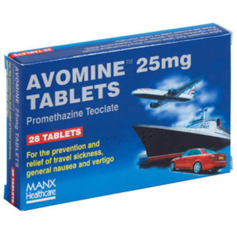 Buy Avomine Tablets Travel Sickness Uk Pharmacy