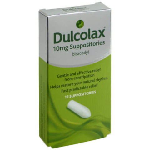 Buy Dulcolax 10mg Suppositories