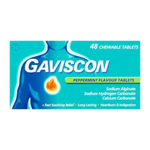 Gaviscon Peppermint Chewable Tablets